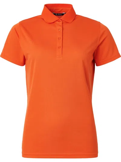 Abacus Sportswear Us Women Cray Short Sleeve Polo In Nectar In Multi