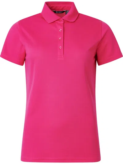 Abacus Sportswear Us Women Cray Short Sleeve Polo In Orchid In Pink