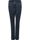 Abacus Sportswear Us Women Druids Windproof Golf Trouser In Navy In Blue