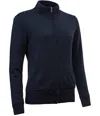 Abacus Sportswear Us Women's Dubson Wind Stop Cardigan In Navy In Blue