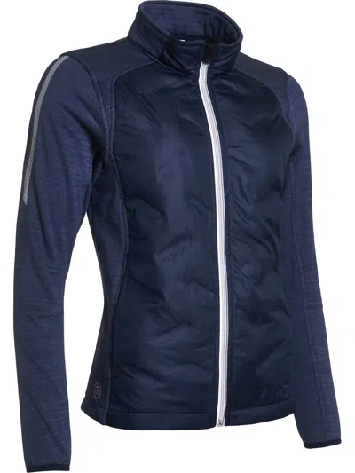 Abacus Sportswear Us Women Dunes Hybrid Jacket In Navy In Blue