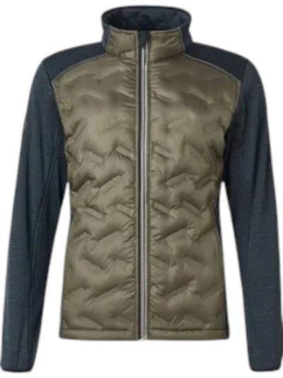 Abacus Sportswear Us Women Elgin Hybrid Jacket In Olive In Green