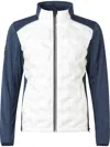 Abacus Sportswear Us Women Elgin Hybrid Jacket In White/navy In Multi