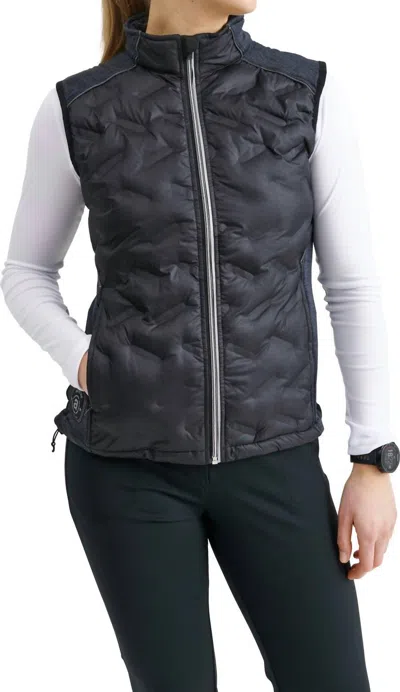 Abacus Sportswear Us Women Elgin Hybrid Vest In Black