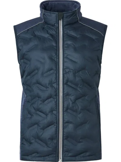 Abacus Sportswear Us Women Elgin Hybrid Vest In Navy In Blue