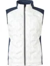 Abacus Sportswear Us Women Elgin Hybrid Vest In White/navy In Multi