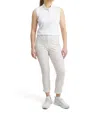 Abacus Sportswear Us Women Elite Graphic 7/8 Trousers In Stone In White