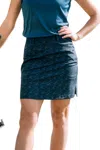 Abacus Sportswear Us Women Elite Graphic Skort In Peacock Blue In Multi
