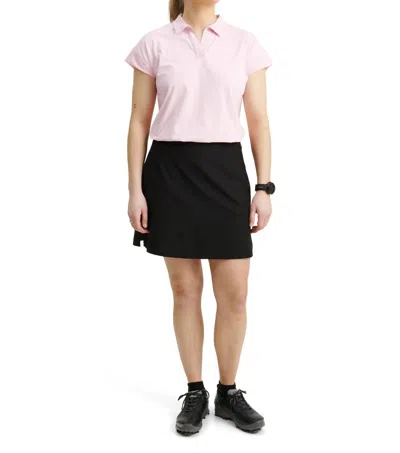 Abacus Sportswear Us Women Erin Loosefit Cupsleeve Tee In Begonia In Pink