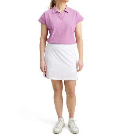Abacus Sportswear Us Women Erin Loosefit Cupsleeve Tee In Iris In Pink