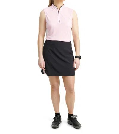Abacus Sportswear Us Women Erin Loosefit Sleeveless Tee In Begonia White In Multi