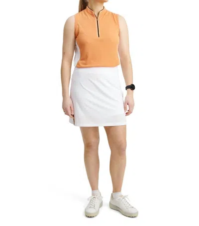 Abacus Sportswear Us Women Erin Loosefit Sleeveless Tee In Turmeric In Multi