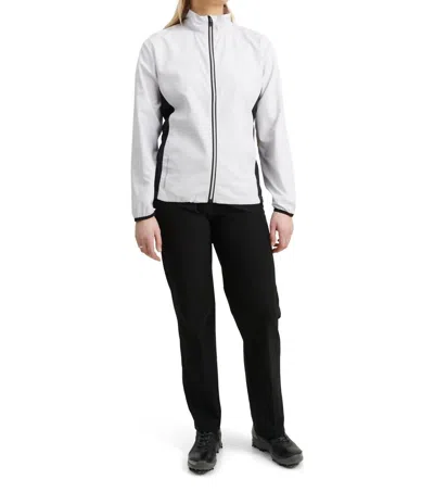 Abacus Sportswear Us Women Ganton Stretch Wind Jacket In Stone Melange In Beige