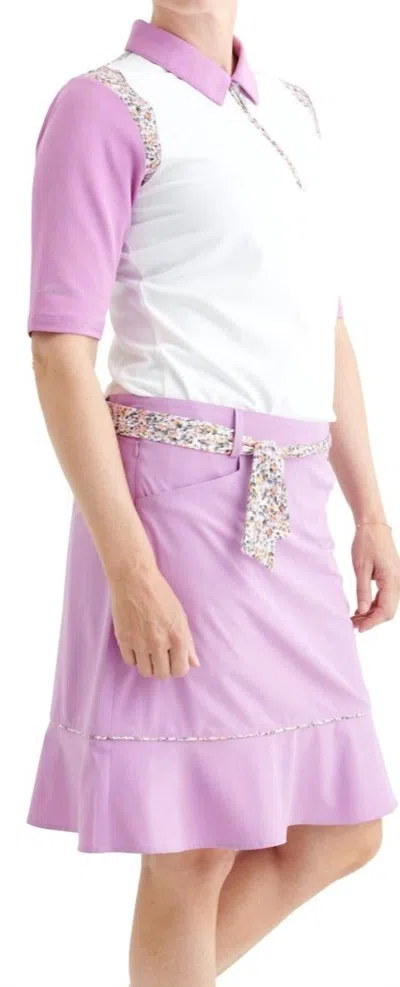 Abacus Sportswear Us Women's Golf Eden Skort In Lupine In Multi