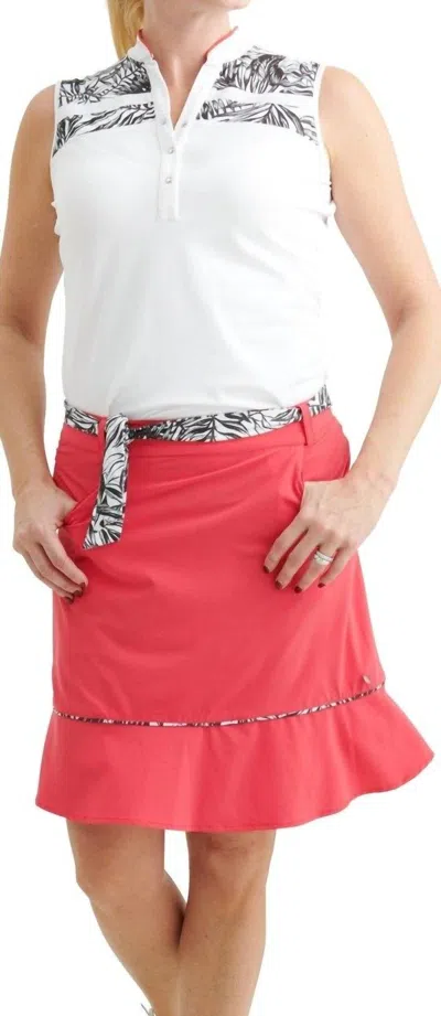 Abacus Sportswear Us Women's Golf Eden Skort In Raspberry In Multi