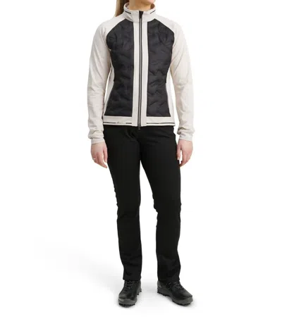 Abacus Sportswear Us Women Grove Hybrid Jacket In Blackstone In Multi