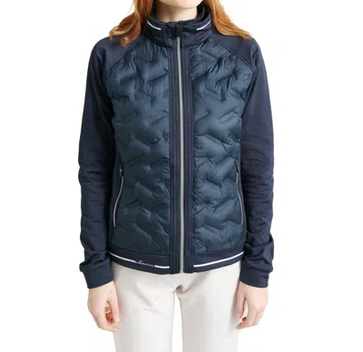 Abacus Sportswear Us Women Grove Hybrid Jacket In Navy In Blue