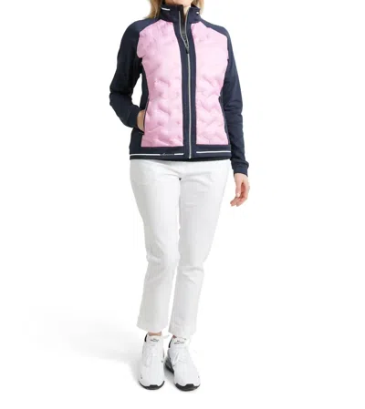 Abacus Sportswear Us Women Grove Hybrid Jacket In Navy Peony In Multi