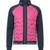 Abacus Sportswear Us Women Grove Hybrid Jacket In Rose In Multi