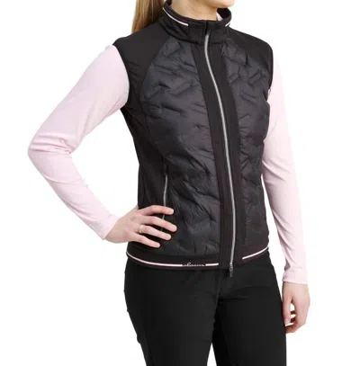 Abacus Sportswear Us Women Grove Hybrid Vest In Black
