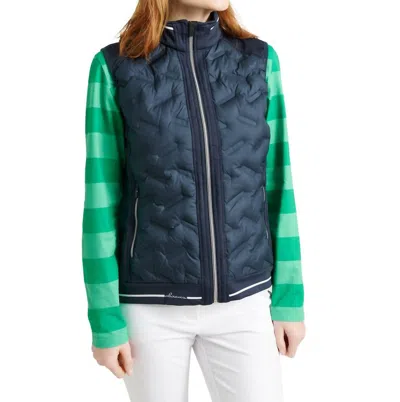 Abacus Sportswear Us Women Grove Hybrid Vest In Navy In Blue
