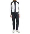 Abacus Sportswear Us Women Grove Hybrid Vest In Navy White In Blue