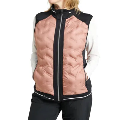 Abacus Sportswear Us Women Grove Hybrid Vest In Potpurry In Multi