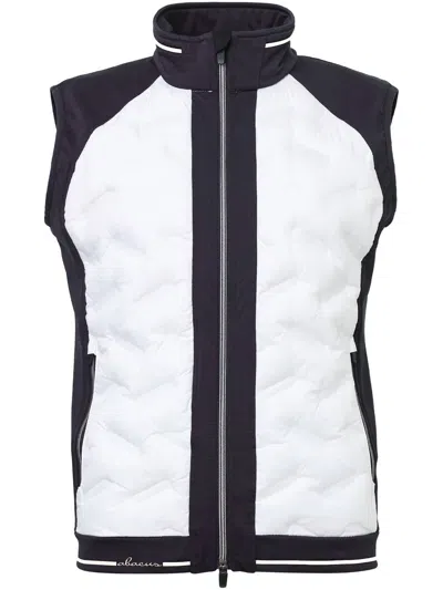 Abacus Sportswear Us Women Grove Hybrid Vest In White Black