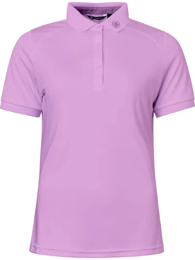 Abacus Sportswear Us Women Hammel Drycool Polo In Iris In Pink