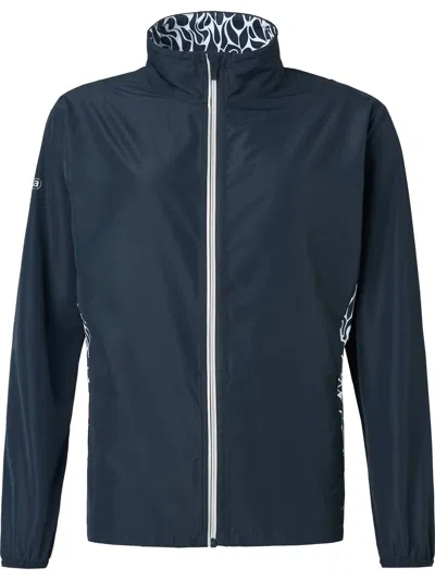 Abacus Sportswear Us Women Hills Stretch Wind Jacket In Navy In Blue