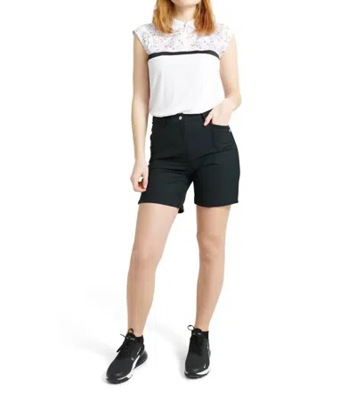 Abacus Sportswear Us Women Juliet Wing Polo In White Floral In Multi
