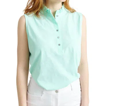 Abacus Sportswear Us Women Mauna Sleeveless Polo In Breeze In Multi