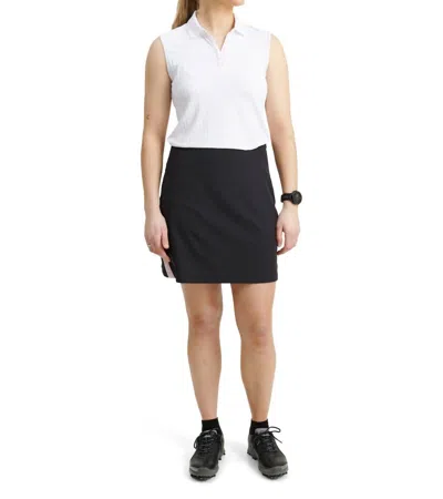 Abacus Sportswear Us Women Pebble Sleeveless Polo In White Begonia In Multi
