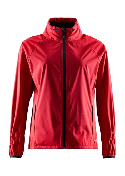 Abacus Sportswear Us Women's Pitch 37.5 Golf Rain Jacket In Red