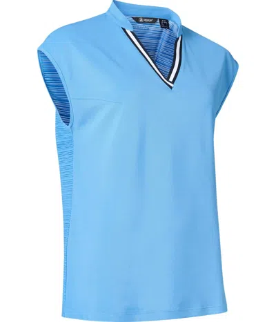 Abacus Sportswear Us Women Sandy Cupsleeve Polo In Heaven In Multi