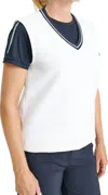 Abacus Sportswear Us Women Scramble Vest In White In White