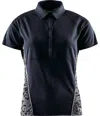 Abacus Sportswear Us Women's Scratch 37.5 Polo In Black In Black