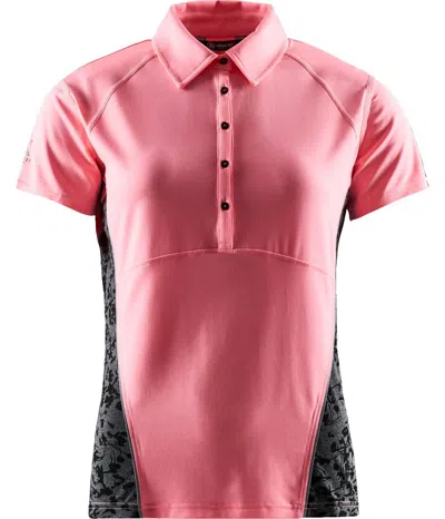 Abacus Sportswear Us Women's Scratch 37.5 Polo In Coral In Pink