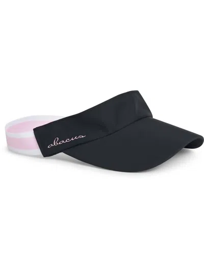 Abacus Sportswear Us Women Stripe Visor In Black