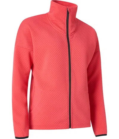 Abacus Sportswear Us Women's Sunningdale Women Golf Jacket In Raspberry In Multi