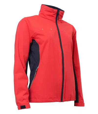 Abacus Sportswear Us Women Swinley Rain Jacket In Poppy Red In Multi