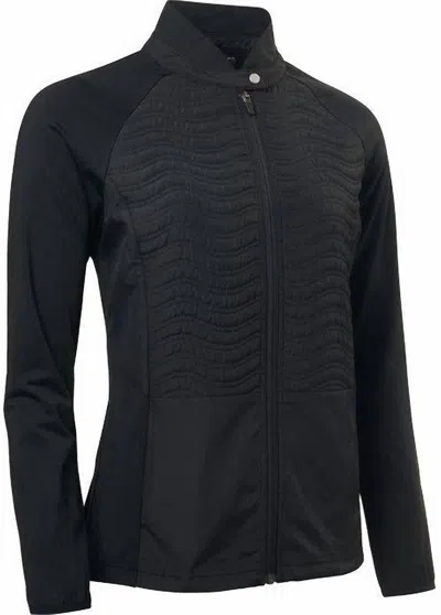 Abacus Sportswear Us Women Troon Hybrid Jacket In Black