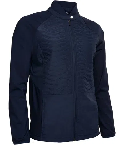 Abacus Sportswear Us Women Troon Hybrid Jacket In Navy In Blue