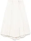 Abadia Elodie Skirt In White
