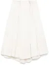 Abadia Elodie Skirt In White