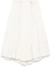 Abadia Elodie Skirt In White