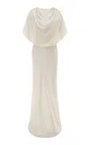 Abadia Elsa Knot Back Dress In White