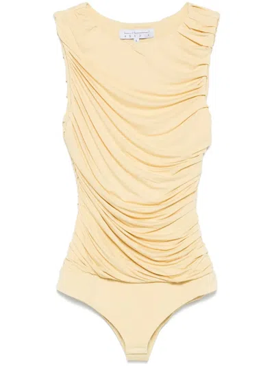 Abadia Ora Bodysuit In Yellow