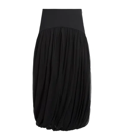 Abadia Twisted Suri Midi Skirt In Multi