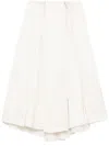 Abadia Elodie Skirt In White
